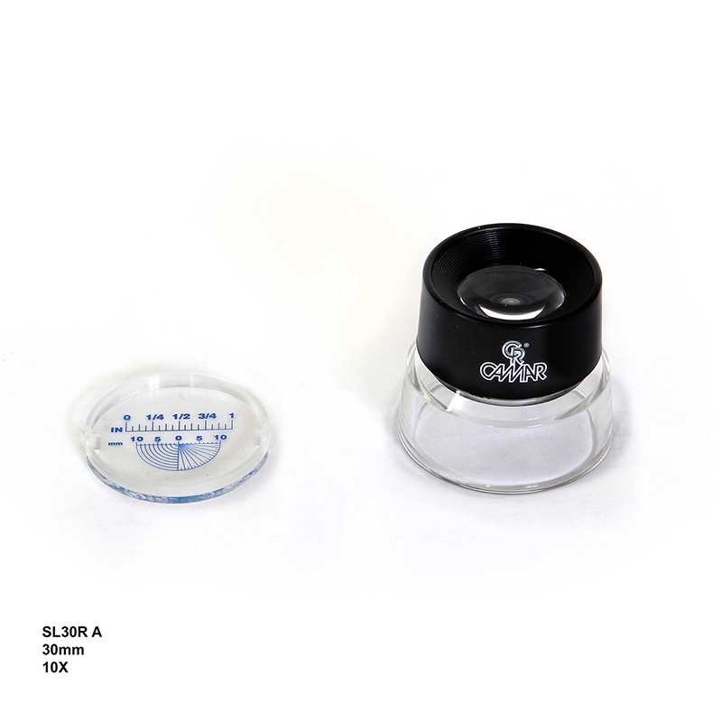 تصویر  ذره بین و لوپ  استكانی  SL30RA مدرج كامار (هنگ كنگ)30mm 10X
