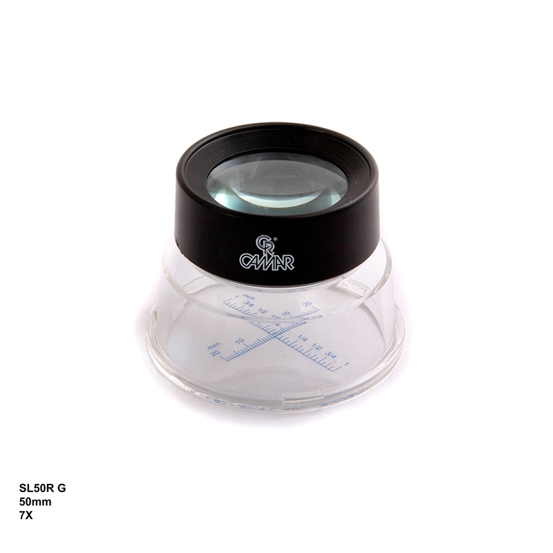 تصویر  ذره بین و لوپ  استكانی  SL50RG مدرج كامار (هنگ كنگ)50mm 7X