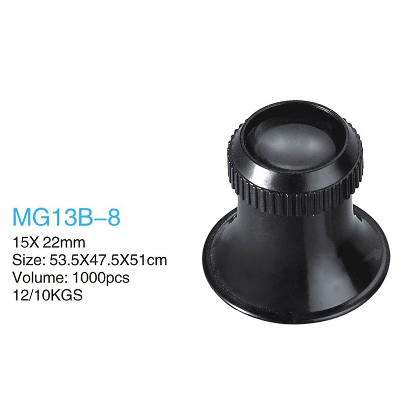 تصویر  ذره بین و لوپ  چشمی ساعت سازی  MG13B-8 لنز پیچی كامار (چین) 22mm 15X