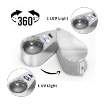 تصویر  ذره بین و لوپ جواهر شناسی چراغ دار  9890 LED-UV - فلزی كامار (چین) 25mm 40X