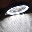تصویر  ذره بین و لوپ دستی چراغ دار  6904B دور LED كامار (چین) 75mm 3X-8X