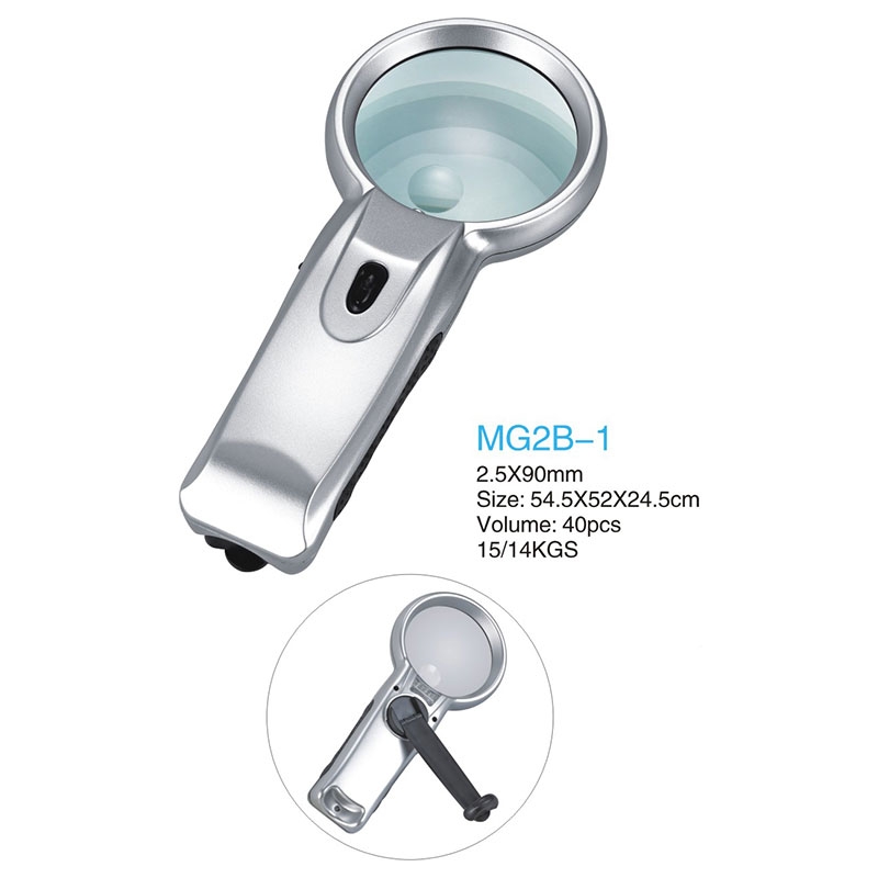 تصویر  ذره بین و لوپ دستی MG2B-1 اهرمی (بدون چراغ) كامار (CAMAR) 90mm 2X