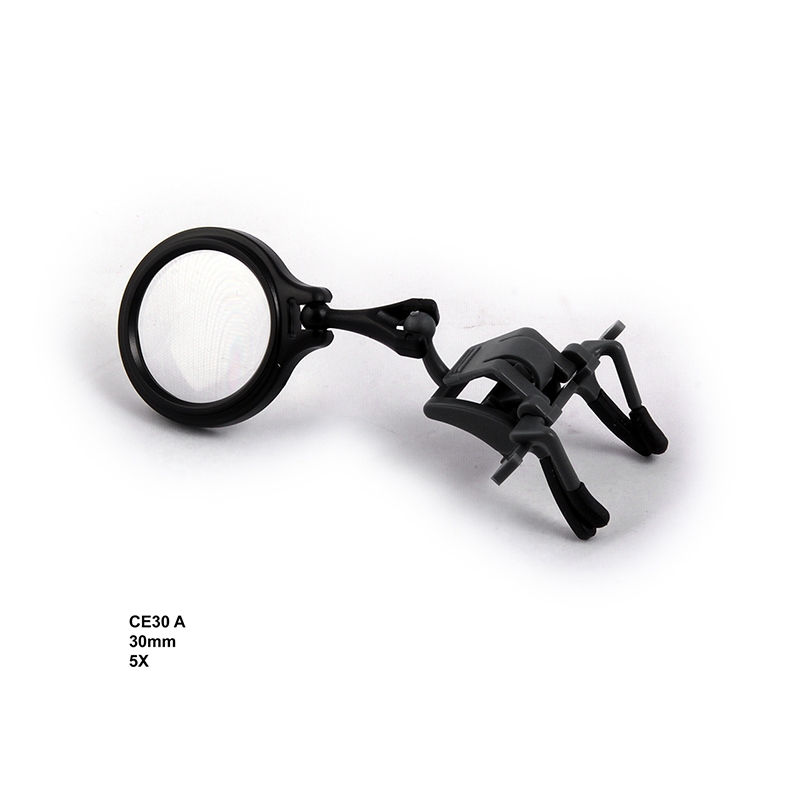 تصویر  ذره بین و لوپ كلیپ روی عینك  CE-30  كامار (هنگ كنگ)30mm 5X