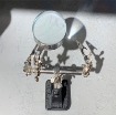 تصویر  ذره بین و لوپ لحیم كاری  MG16130 با فنر هویه كامار (چین) 50mm 3X
