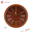 ساعت دیواری چوب طبیعی قطر 44 سانتی‌متر کامار (CAMAR) کد 4703