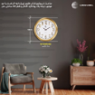 ساعت دیواری قاب فلزی قطر 50 سانتی‌متر کامار (CAMAR) کد M5109