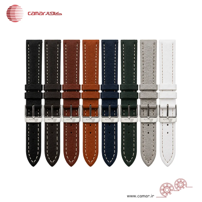 بند ساعت چرم طبیعی مدل اسپورت کامار (Camar) تولید شرکت باندا سوئیس (BandaSwiss) کد 1005