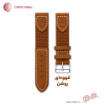 بند ساعت چرم طبیعی و کتان کینگ کامار (King Camar) تولید شرکت باندا سوئیس (BandaSwiss) کد 1006