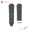 بند ساعت چرم طبیعی هابلوت طرح کروکودیل کامار (Camar) تولید ایران کد HUBLOT