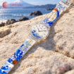 بند ساعت رابر سواچ طرح دار شفاف سایز 17mmSW کامار (CAMAR) تولید هنگ کنگ کد 107